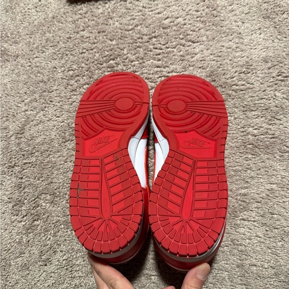 Nike Dunk Low SP White/University Red Mens Size 12 - Picture 5 of 8